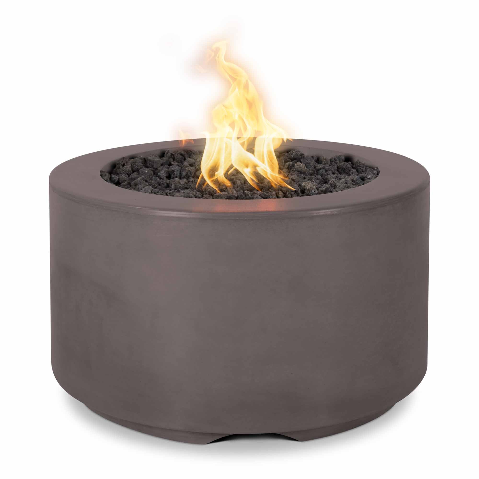 32" Florence Fire Pit - Concrete - Match Lit