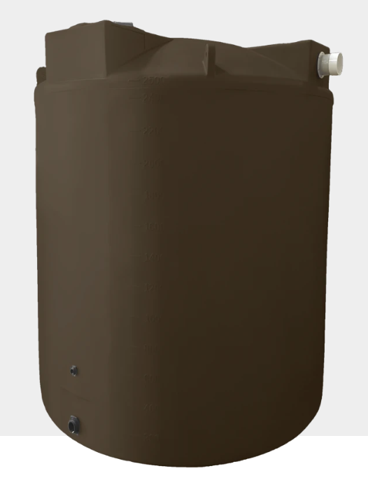 Bushman 3000g Round Tank - Brown