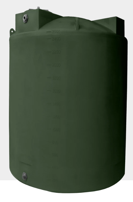 Bushman 3000g WATER STORAGE Tank - Dark Green 93x109
