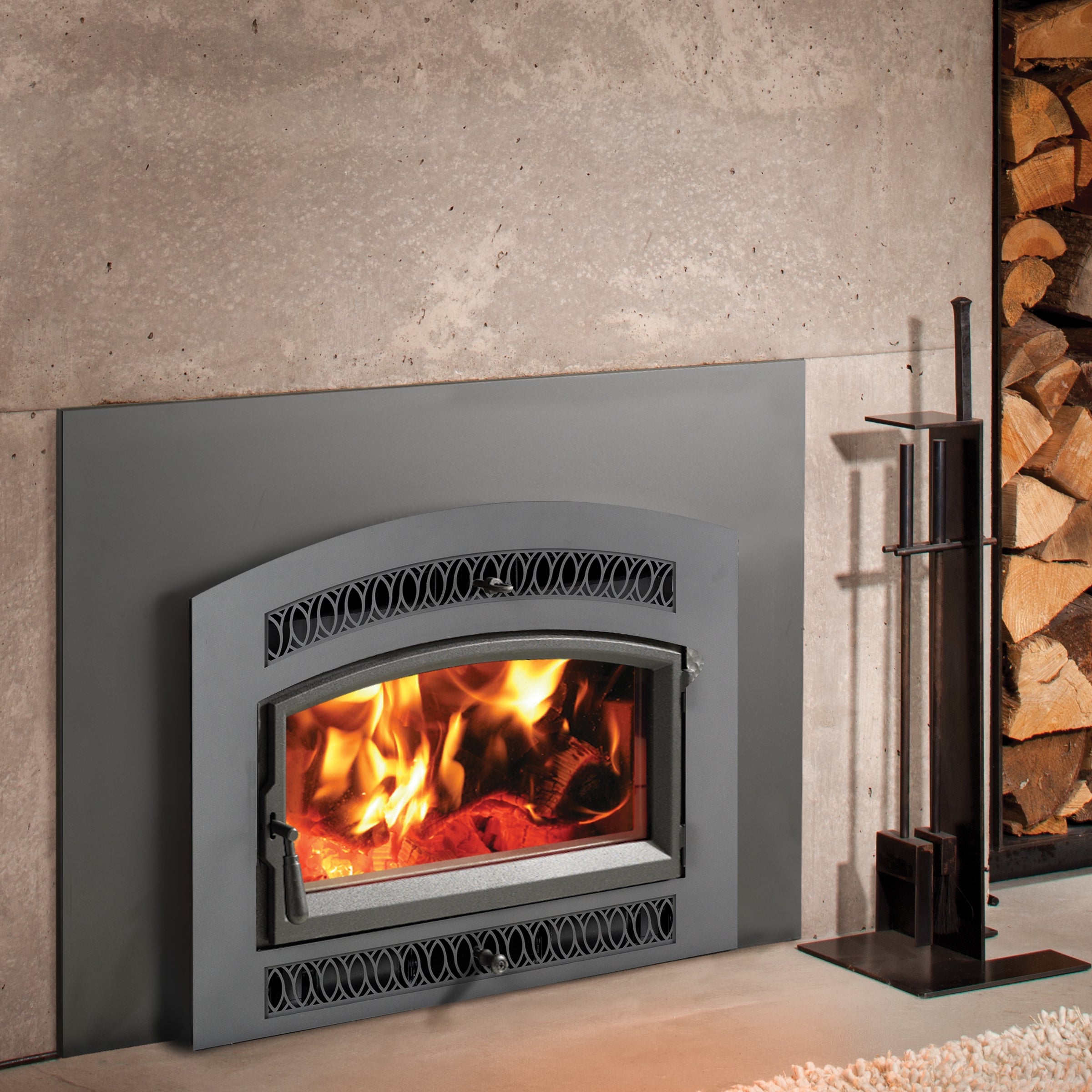 Medium Flush Wood NexGen-Hybridª Insert with Arch Door