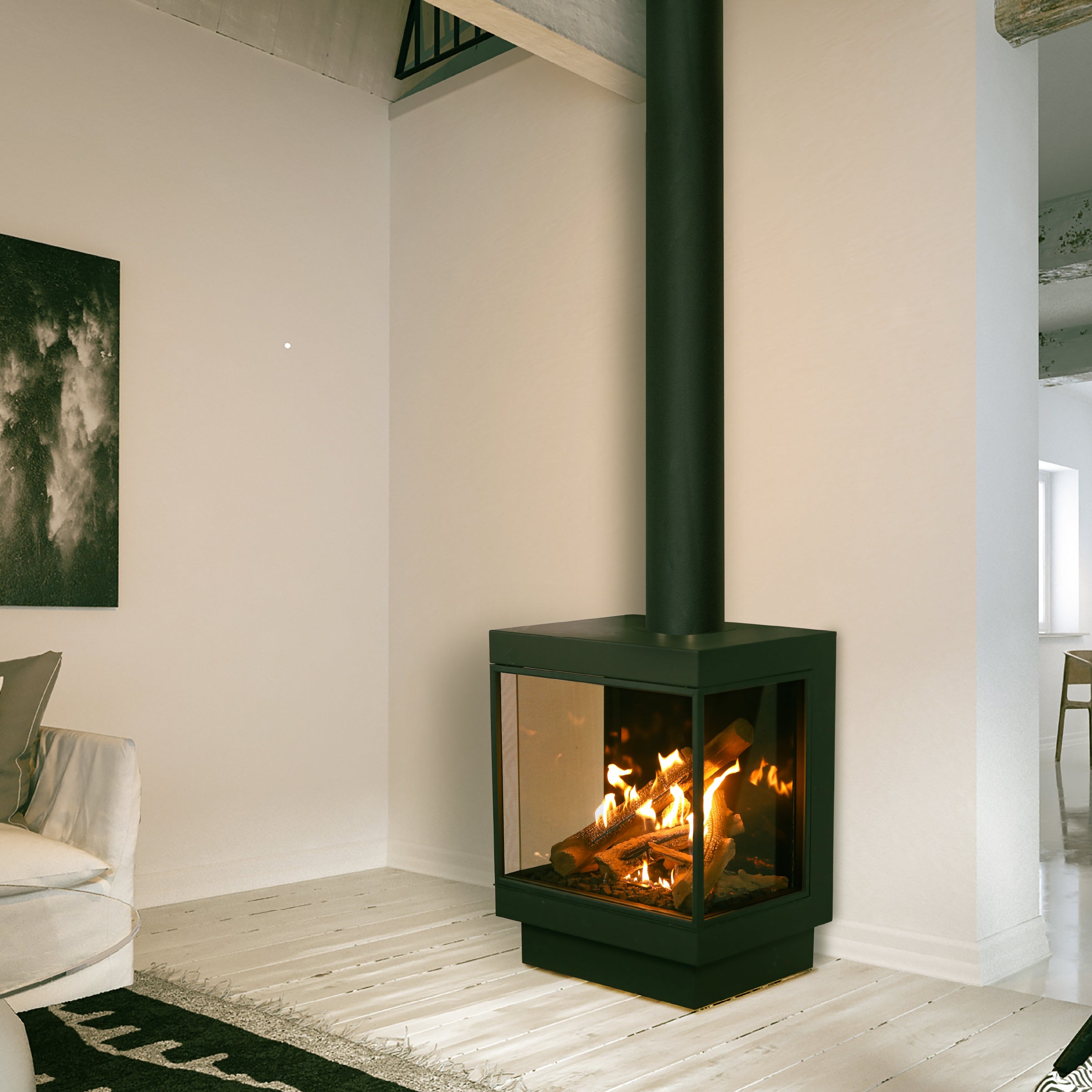 Standalone Fireplace Collection by Ortal