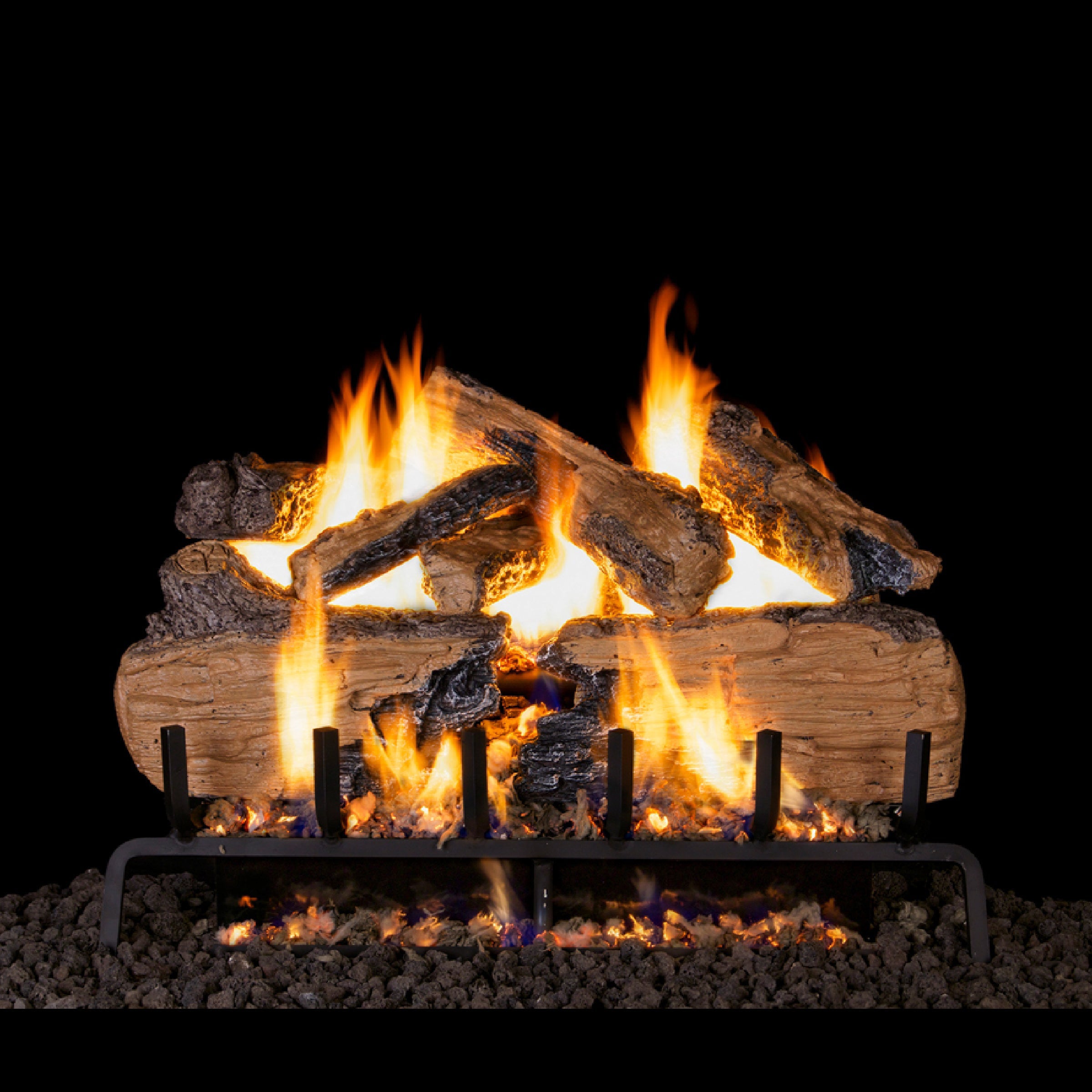 Charred Series Gas Logs