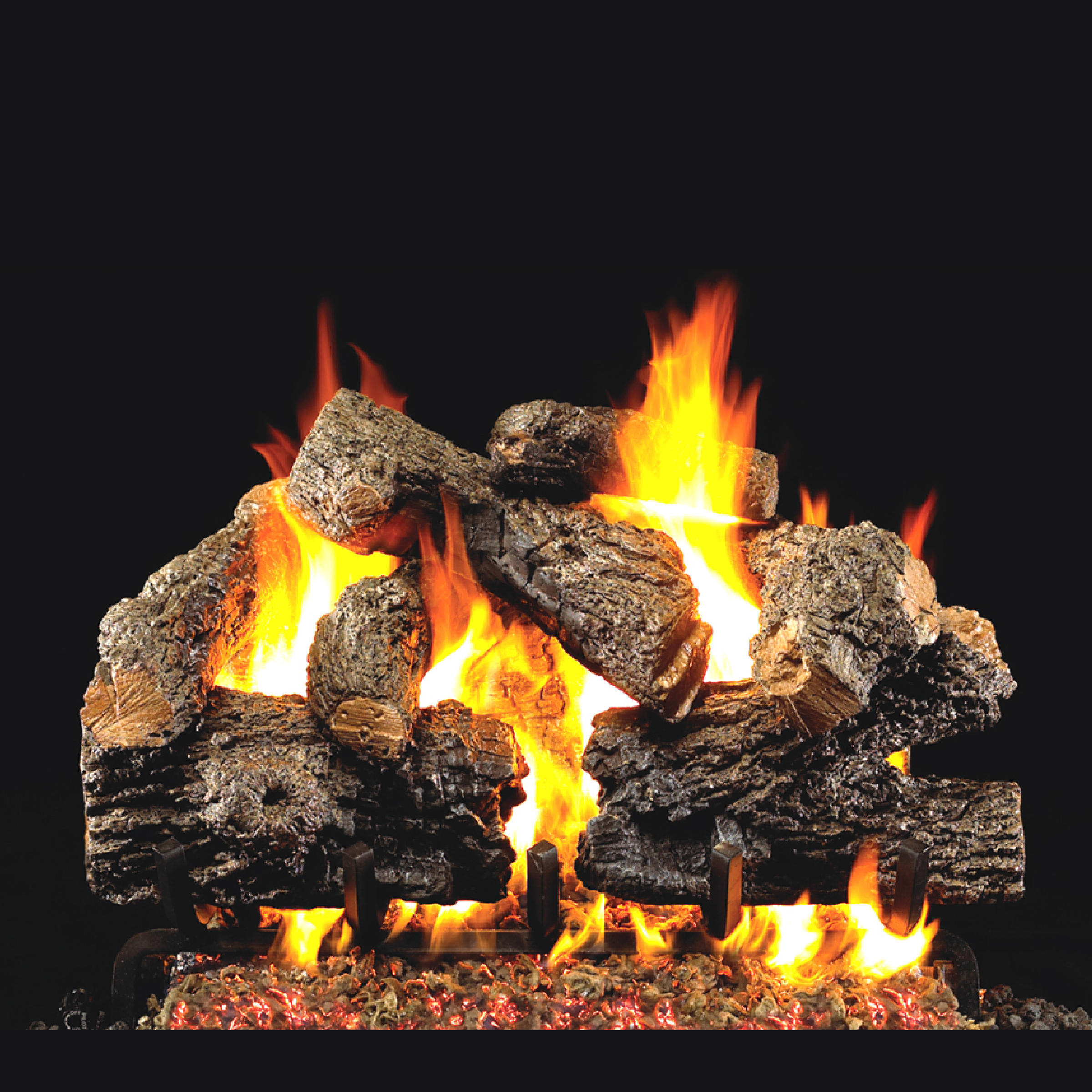 Charred Series Gas Logs