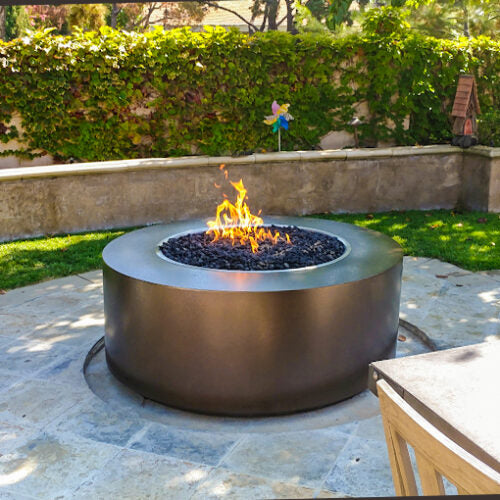 42" Beverly Fire Pit - Powder Coated - Match Lit