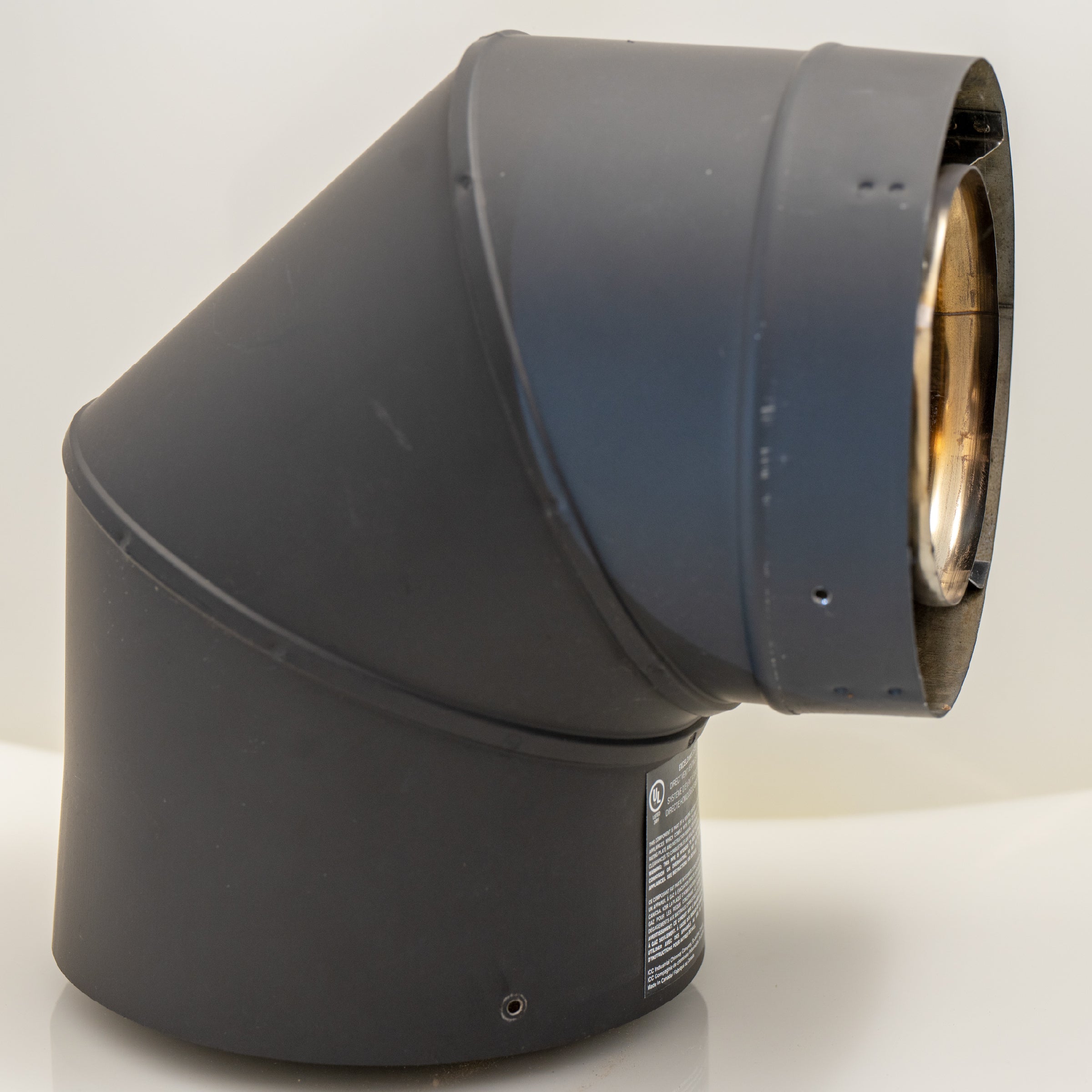 Excel Direct Vent Galvanized Elbows