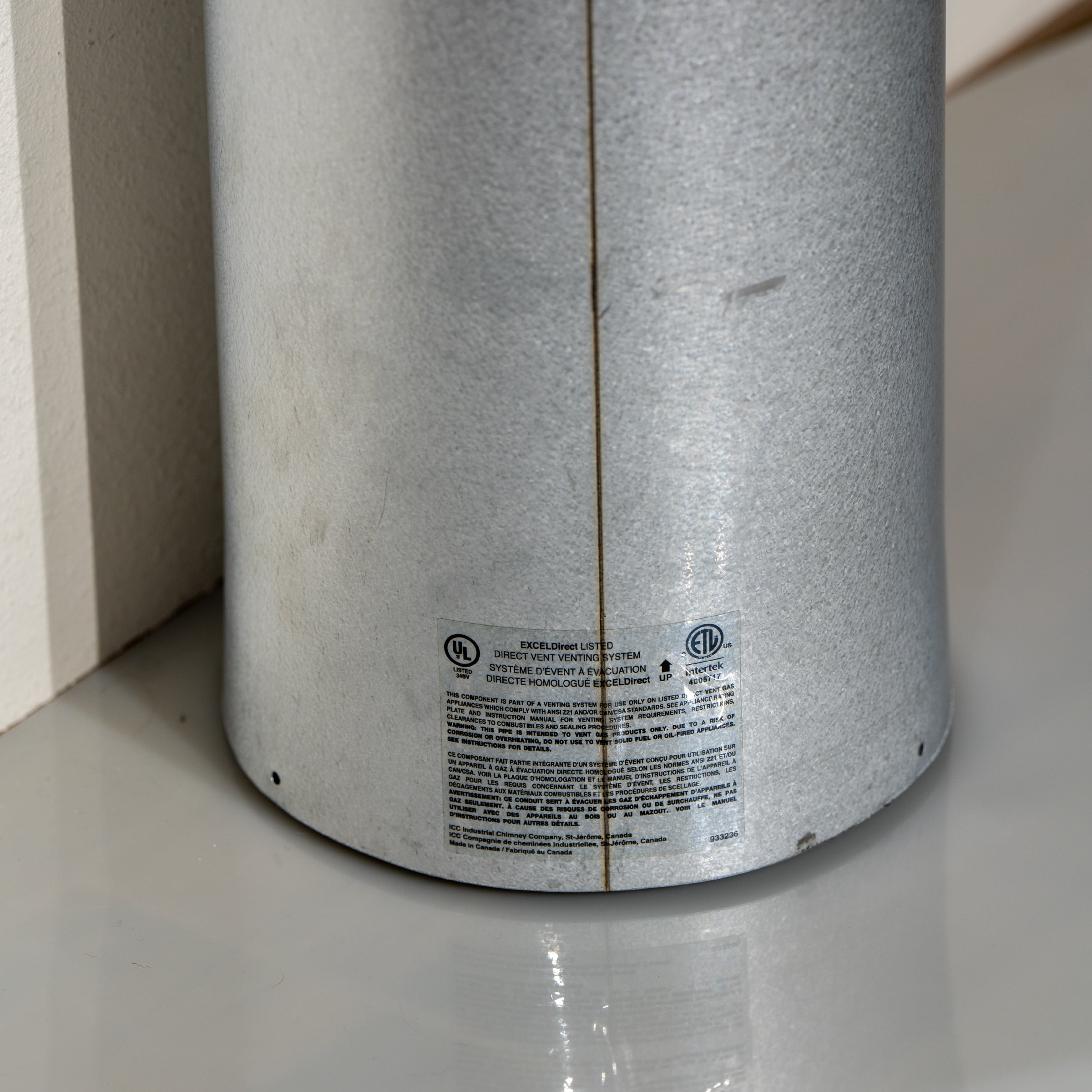 Excel Direct Vent Galvanized Lengths