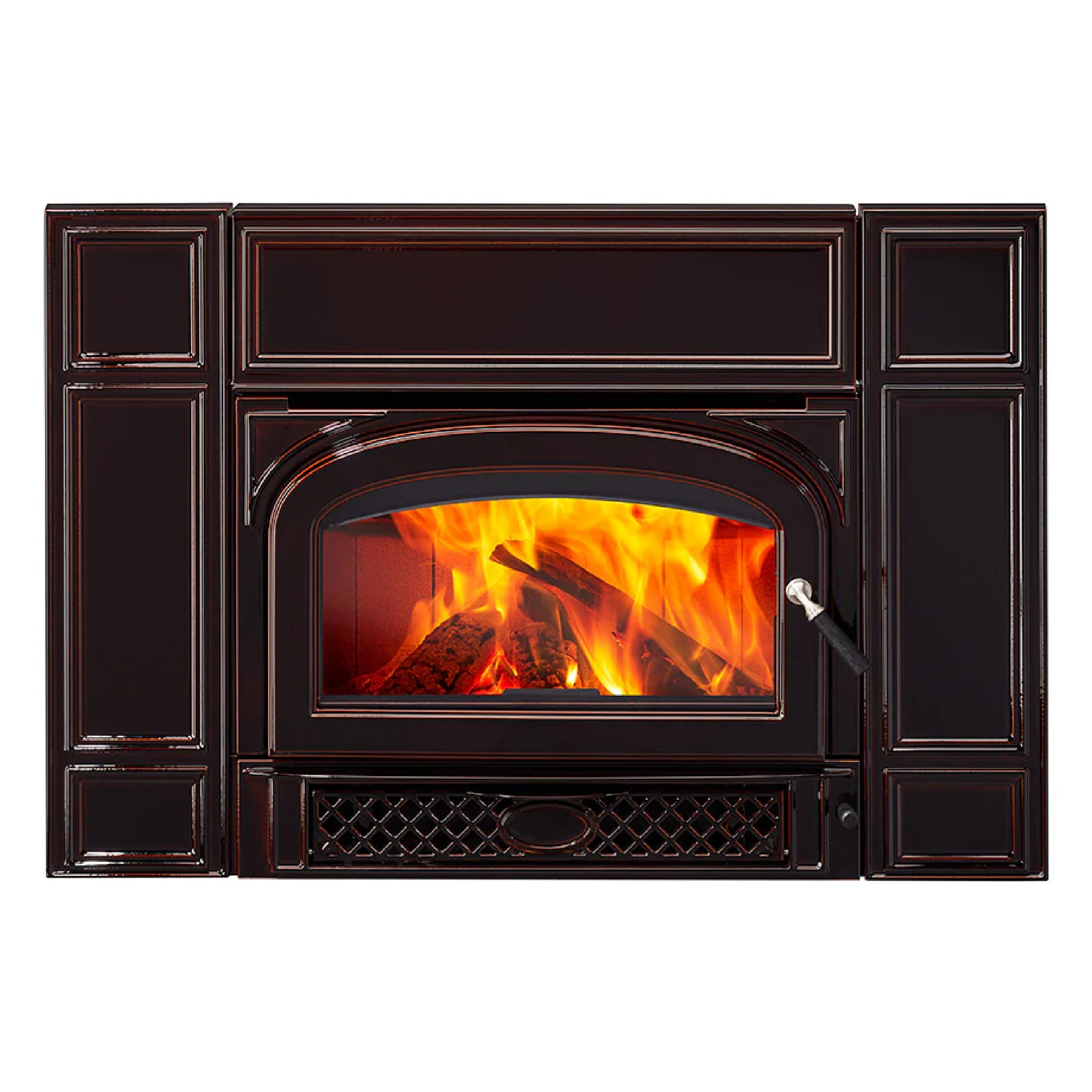 Gifford Wood-Burning Insert: Cast Black