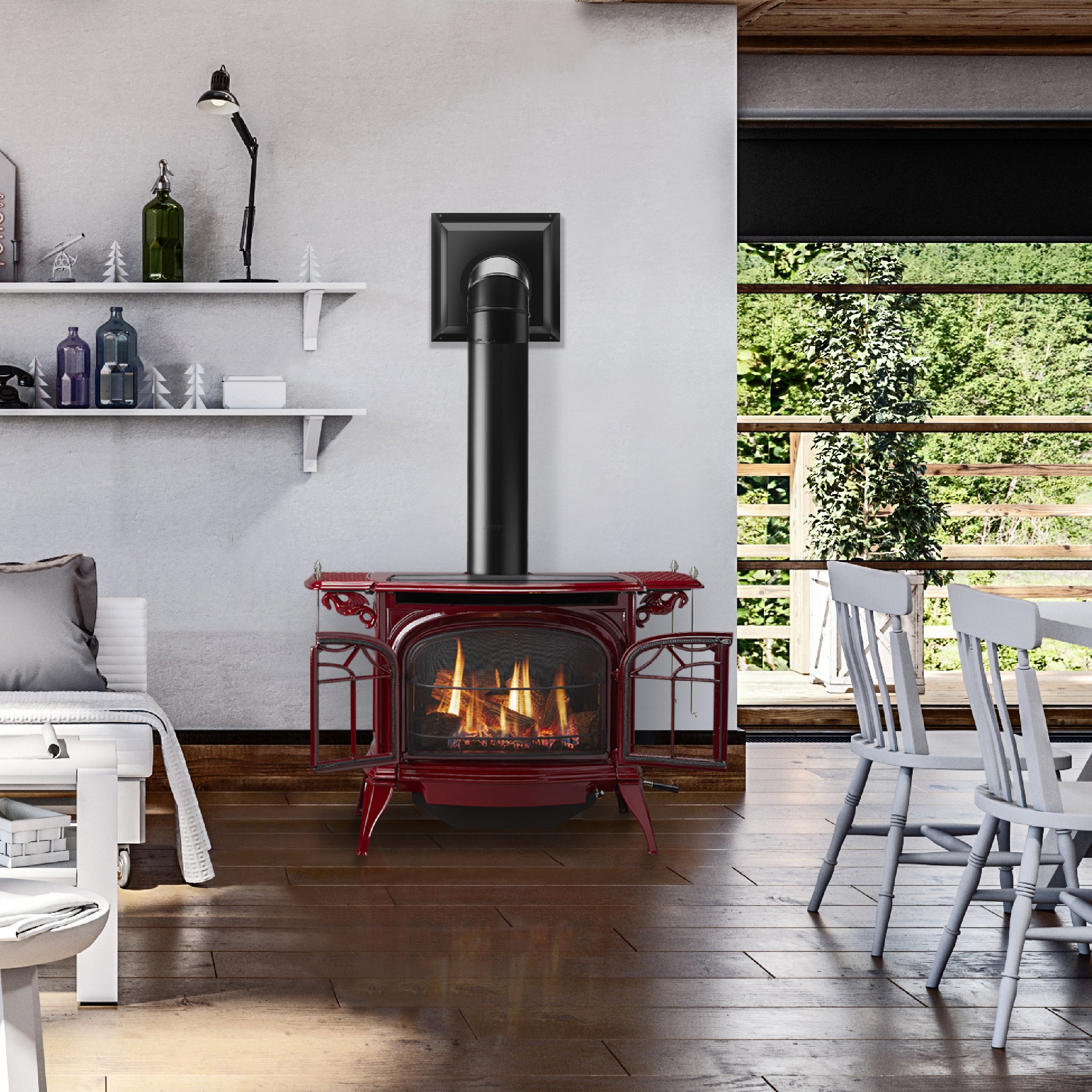 Radiance Direct Vent Gas Stove