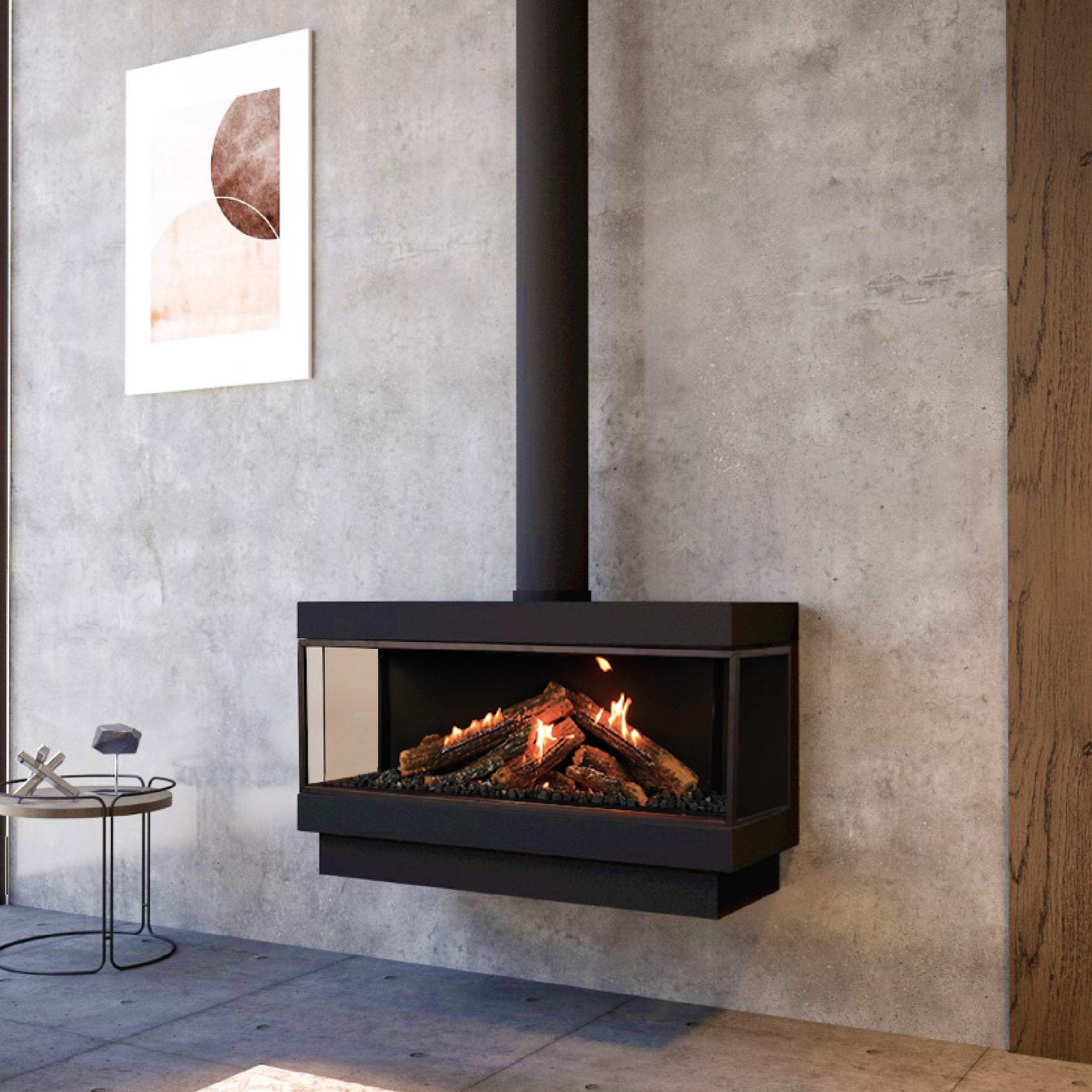 Standalone Fireplace Collection by Ortal