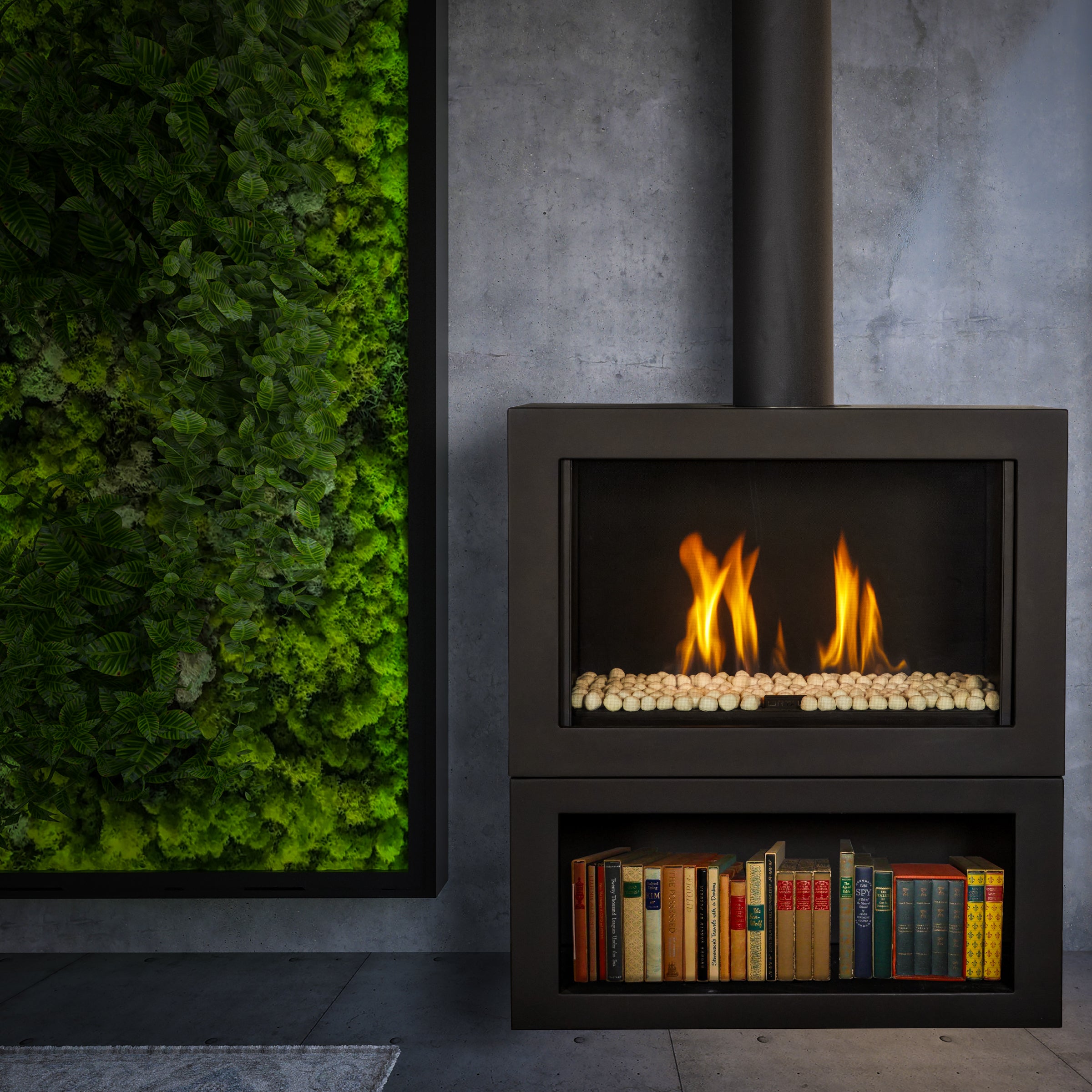 Standalone Fireplace Collection by Ortal