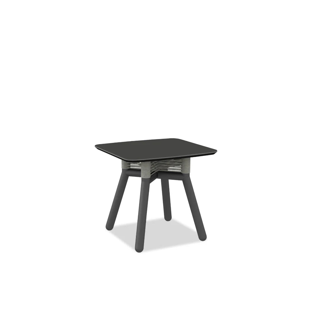 Amazonia Side Table with Graphite Frame