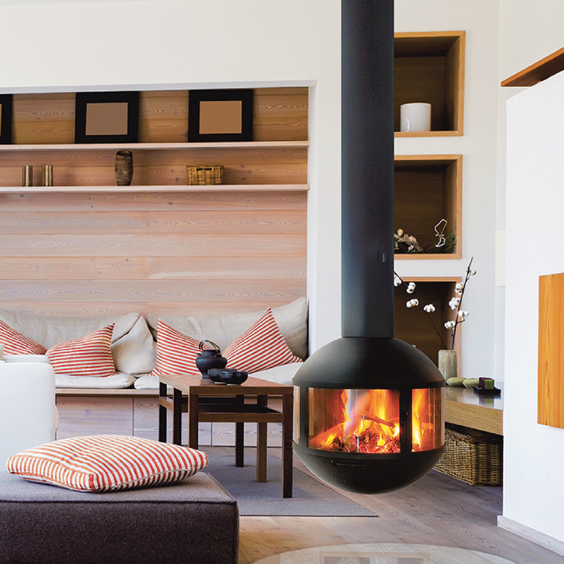 Decorative Range of Wood Fireplaces by Focus