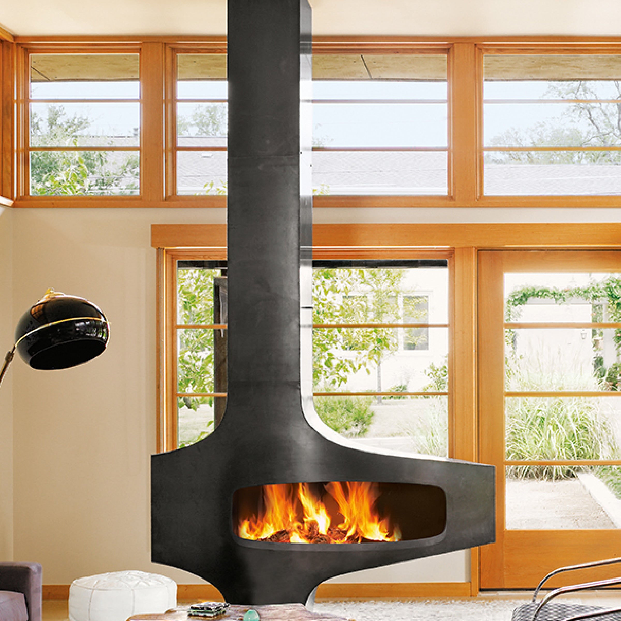 Decorative Range of Wood Fireplaces by Focus