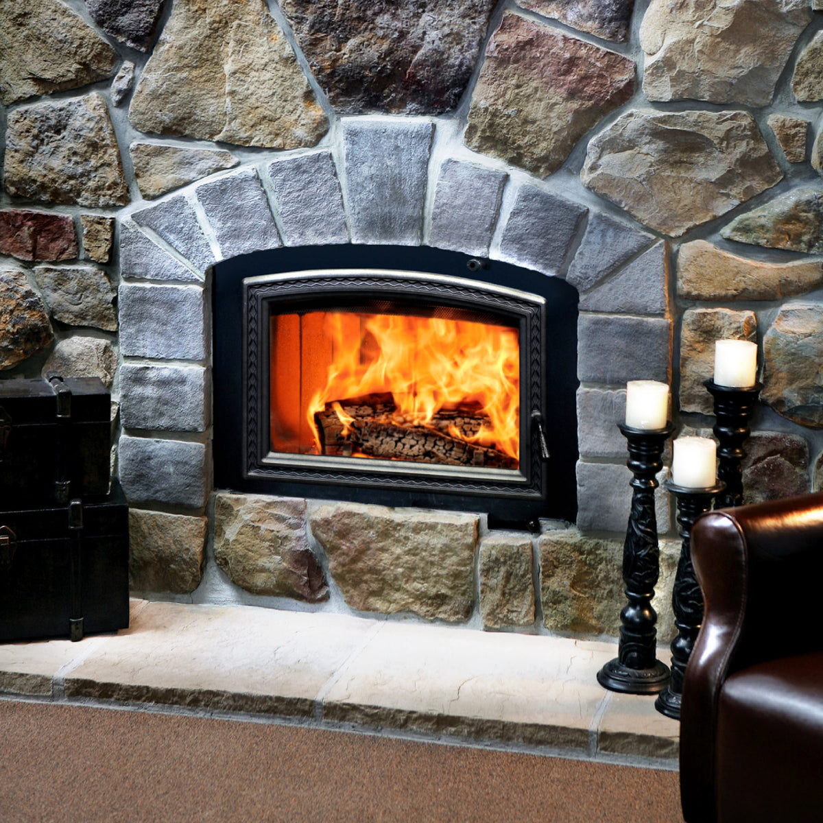 Opel 3 Plus Catalytic Fireplace