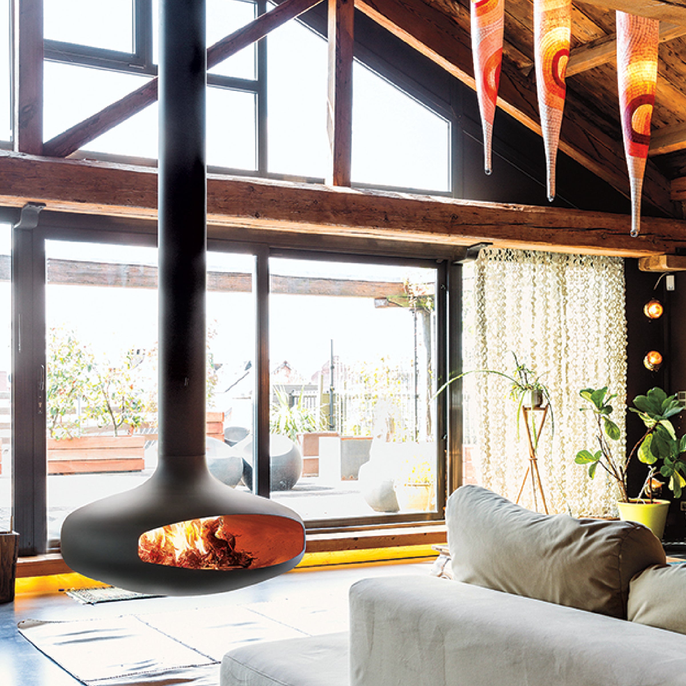 Decorative Range of Wood Fireplaces by Focus