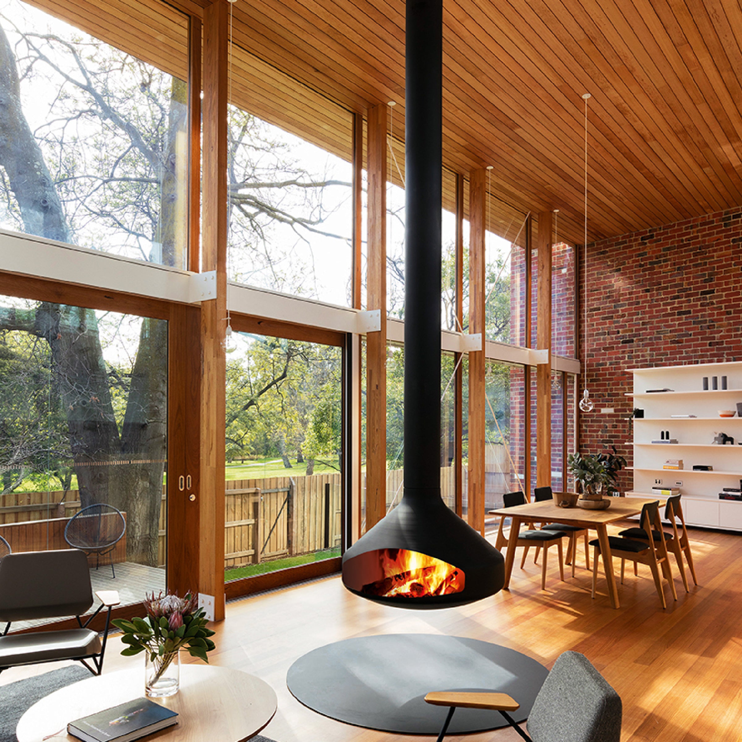 Decorative Range of Wood Fireplaces by Focus
