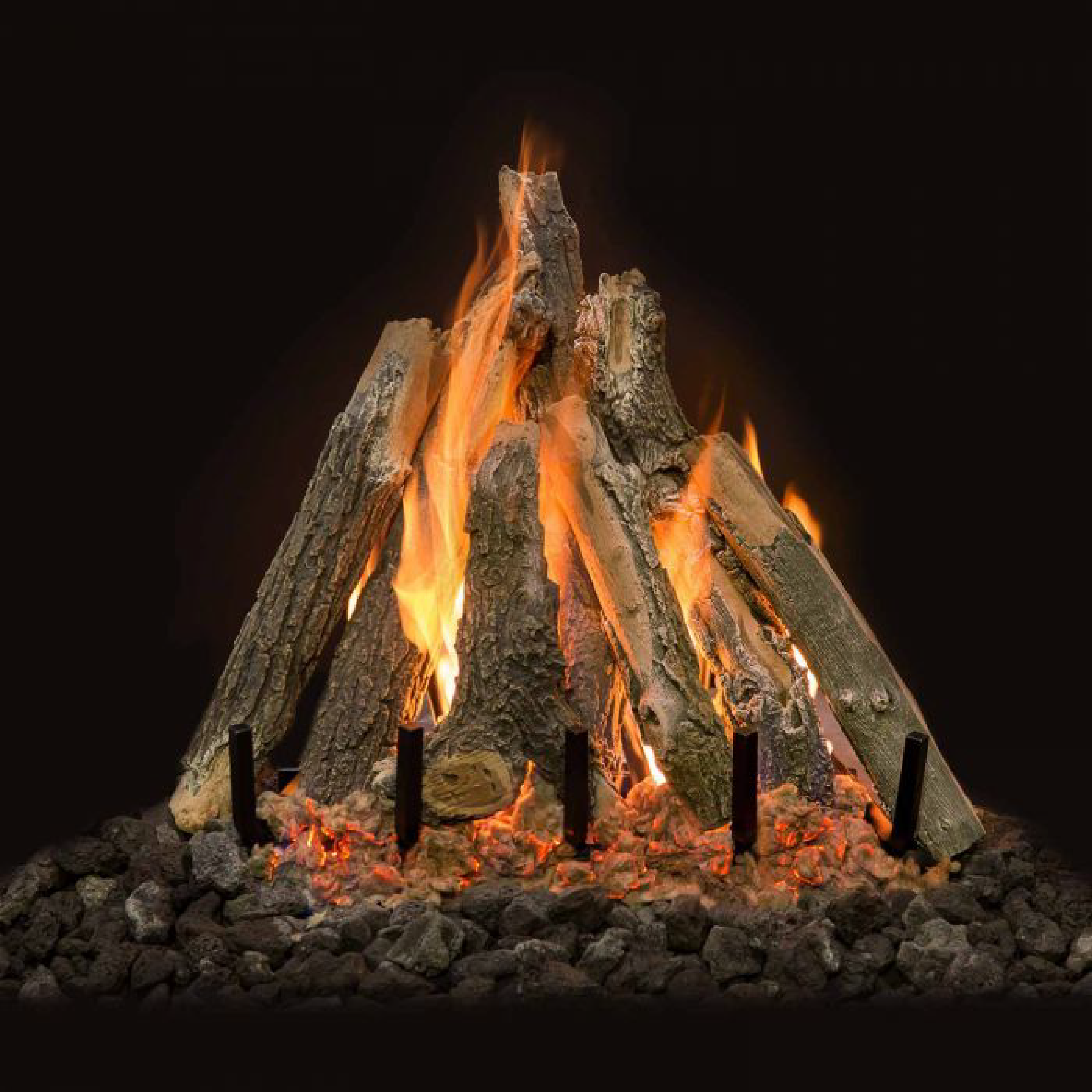 Arizona Weathered Oak Kiva Logs (7 Pieces)