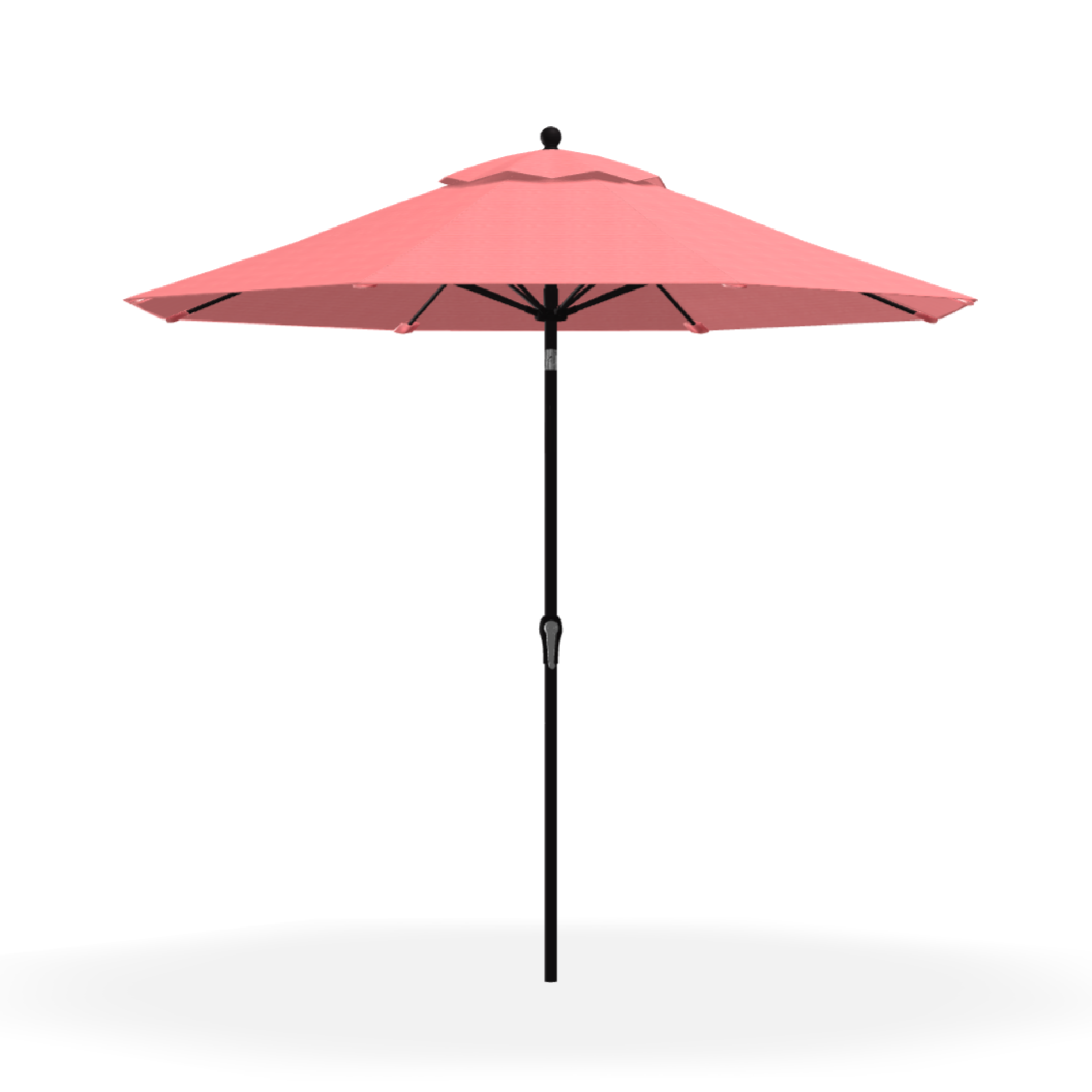 9 Foot Monterey Fiberglass Crank / Auto-Tilt with Salmon Canopy