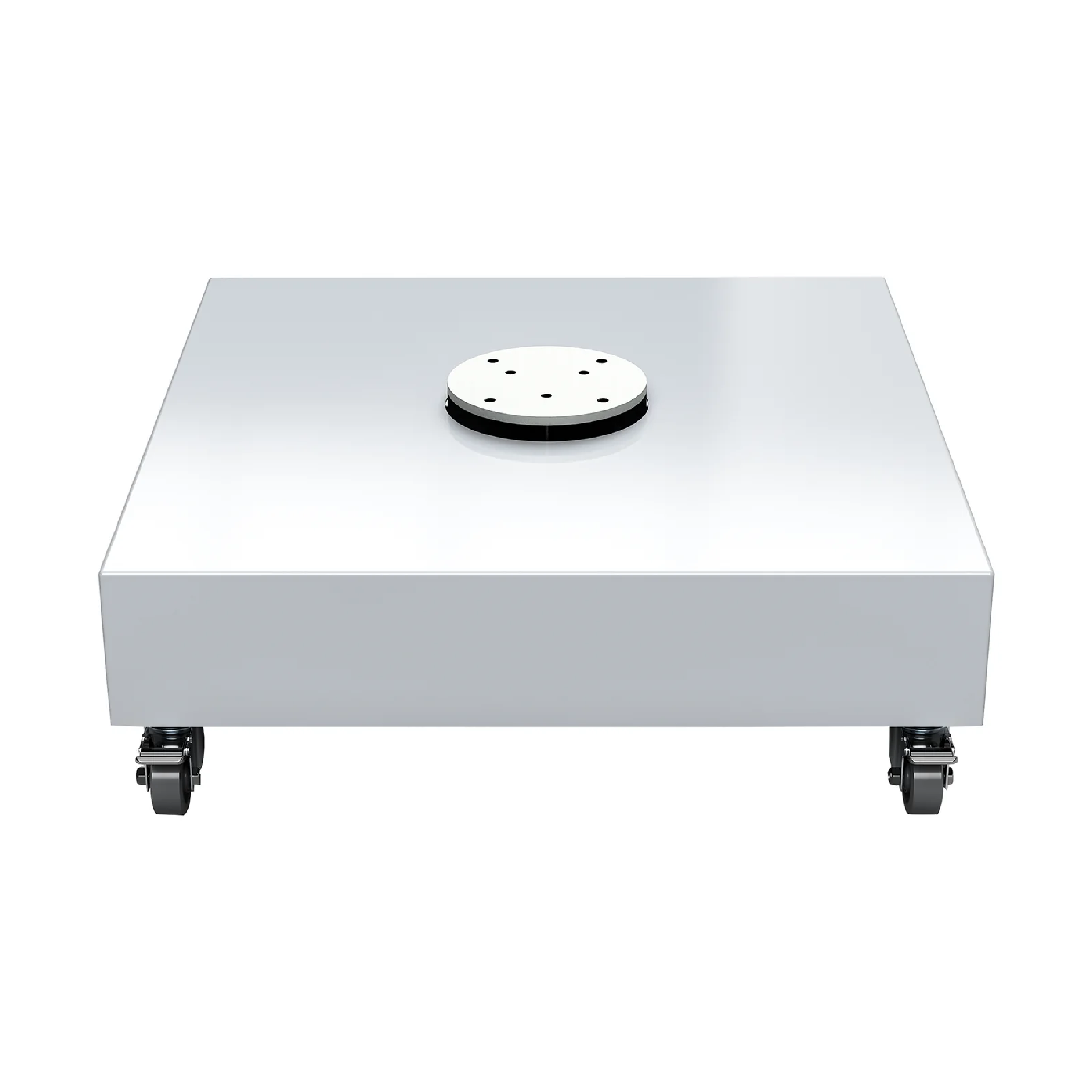 Heavy Duty Umbrella Base - Hollow Steel Frame with Wheels/Feet