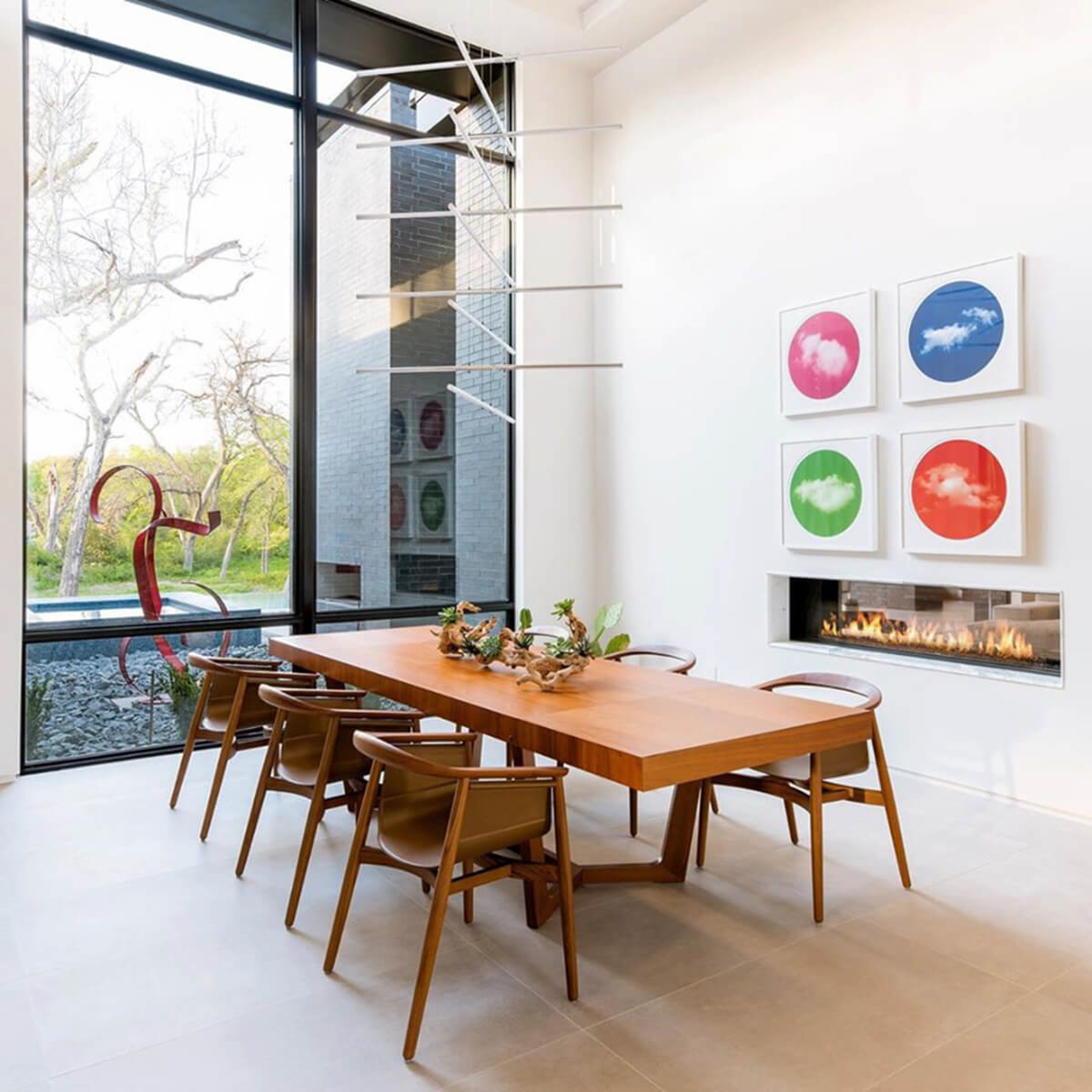 See-Through 16" Regular Glass Height Fireplace