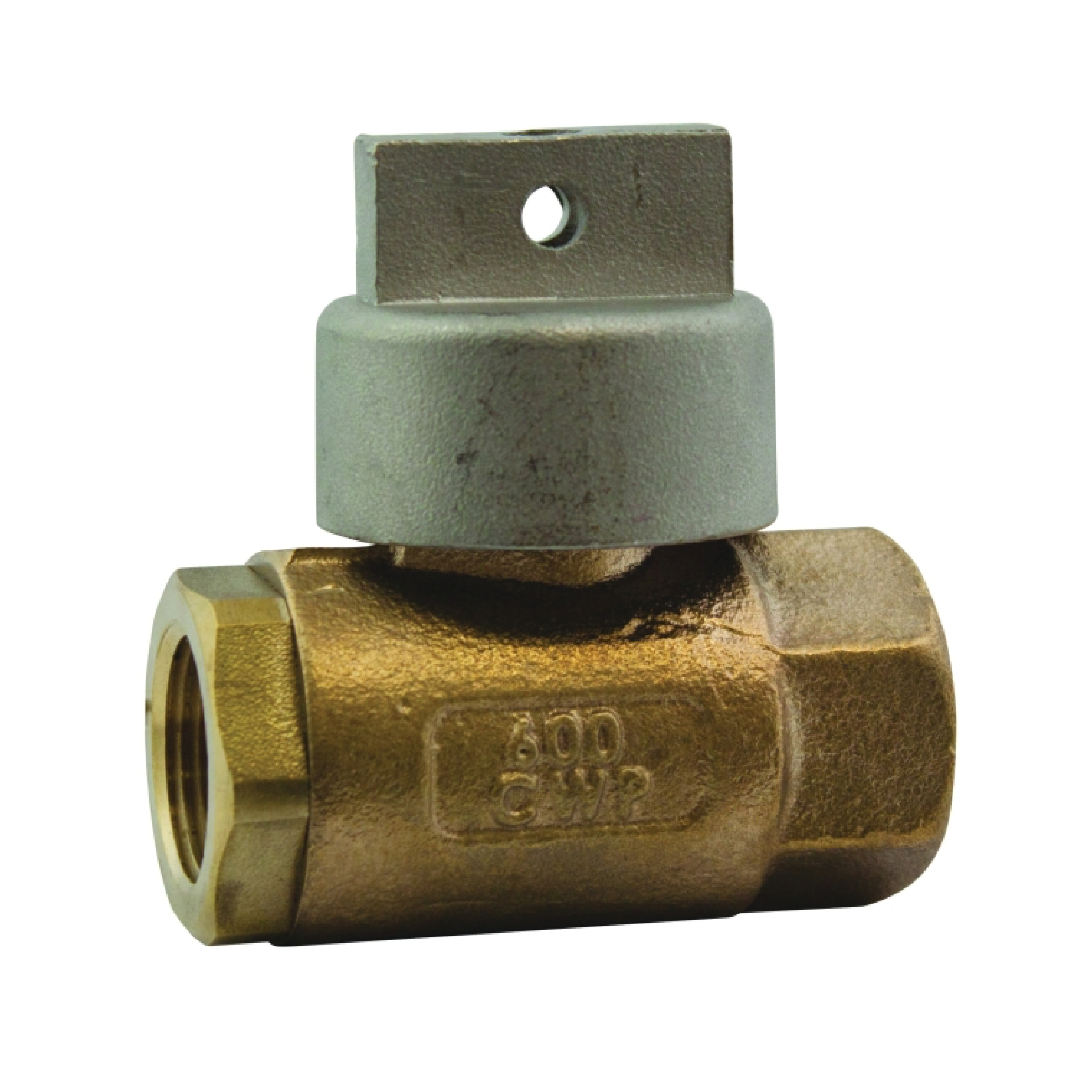 Apollo Bronze 2 Piece Ball Valve Curb-Stop FPT 1"