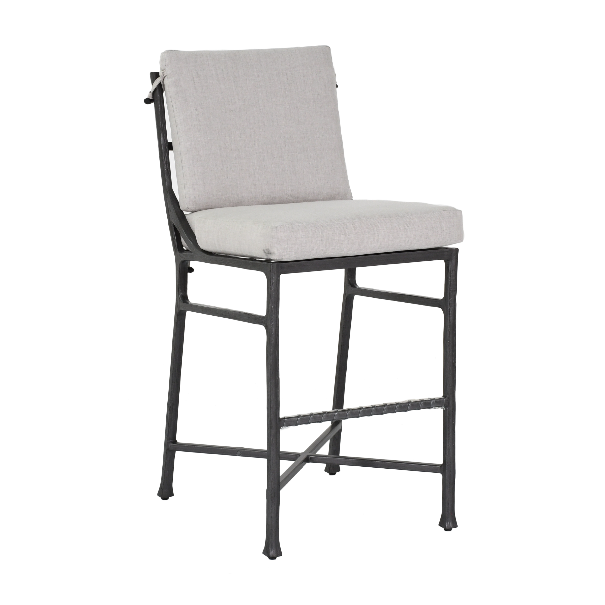 Marquis Cushioned Armless Counter Stool