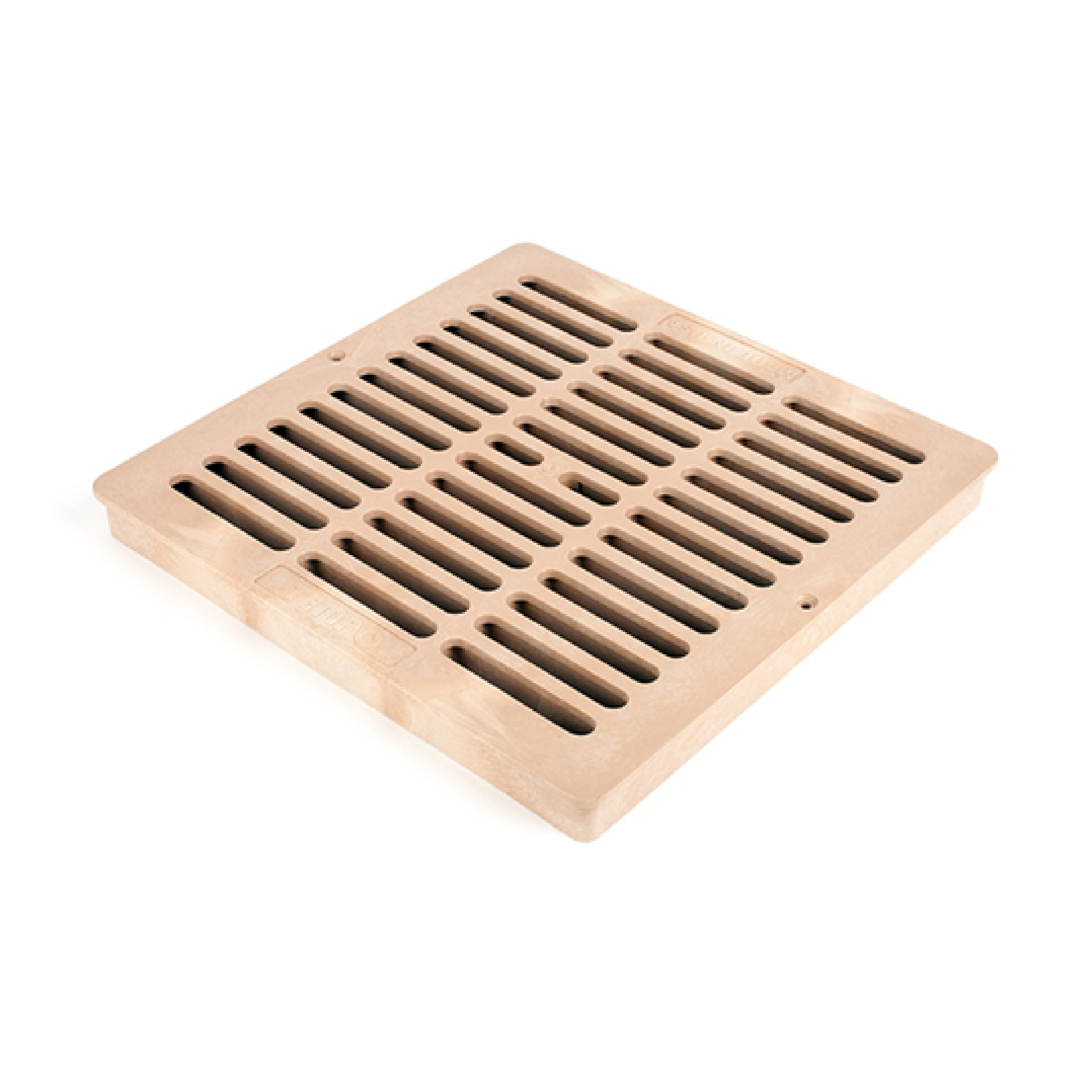 12" Square Flat Grate for Catch Basin - Sand