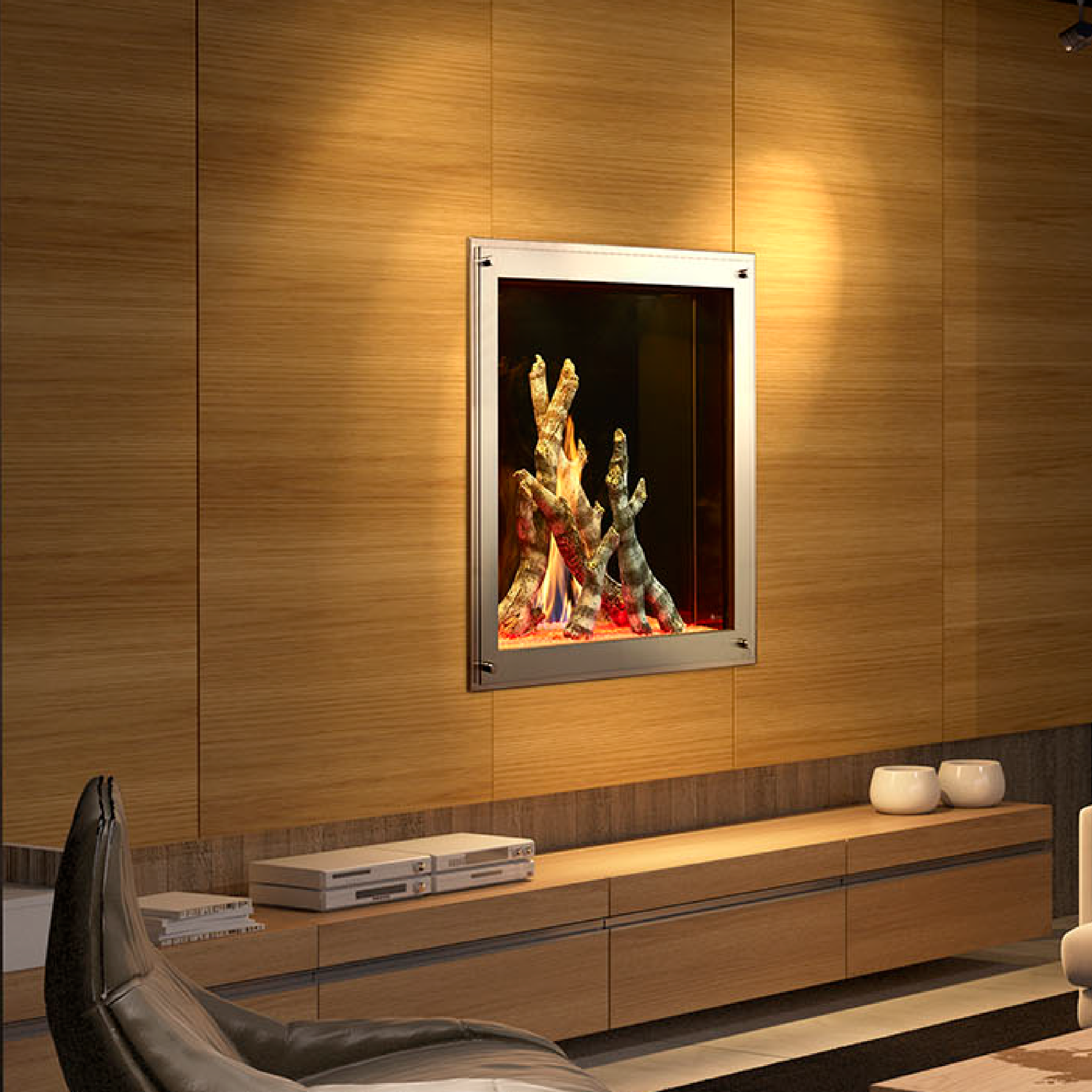 DaVinci Maestro Fireplace: Single Sided