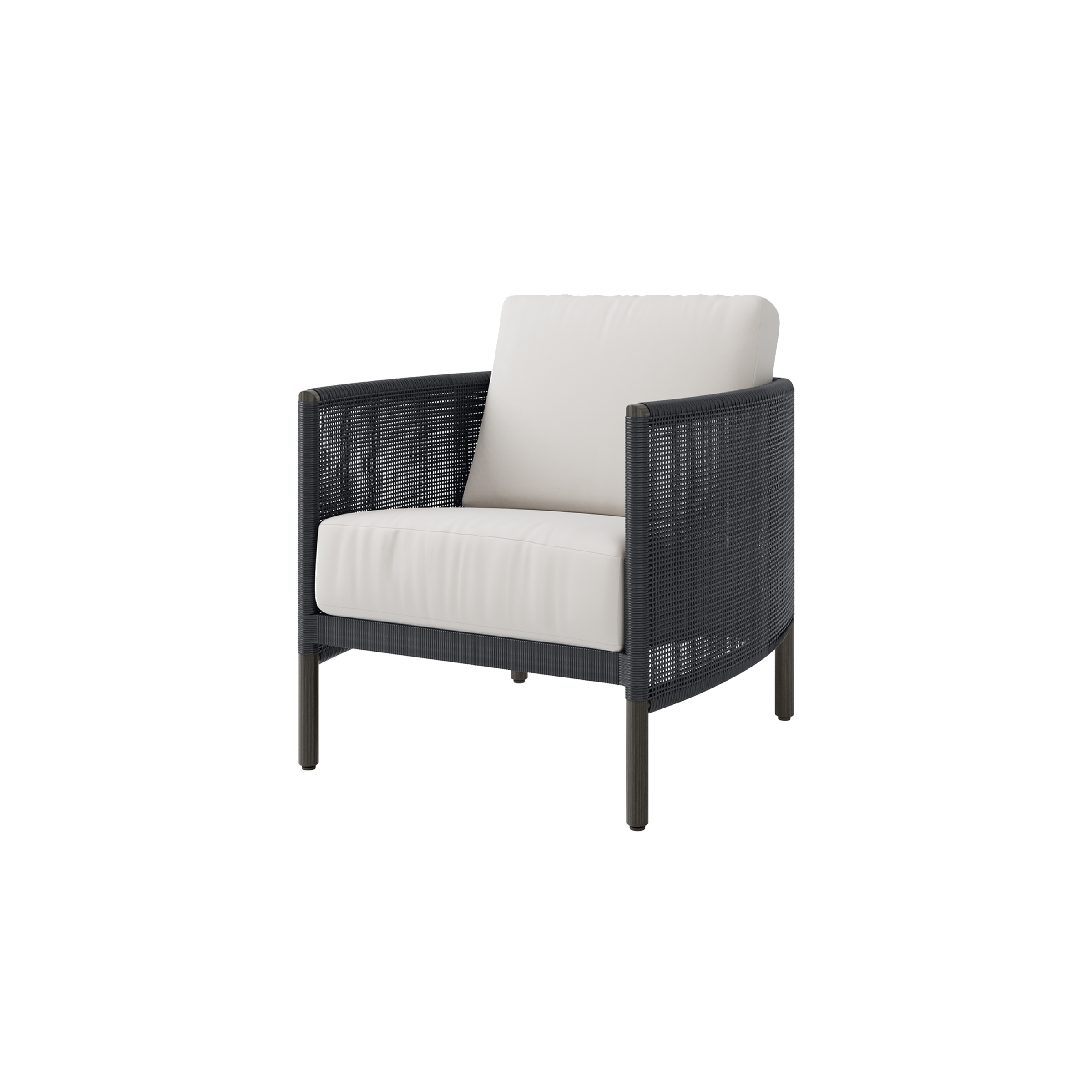 Orleans Club Chair with Coal/Smoke Frame