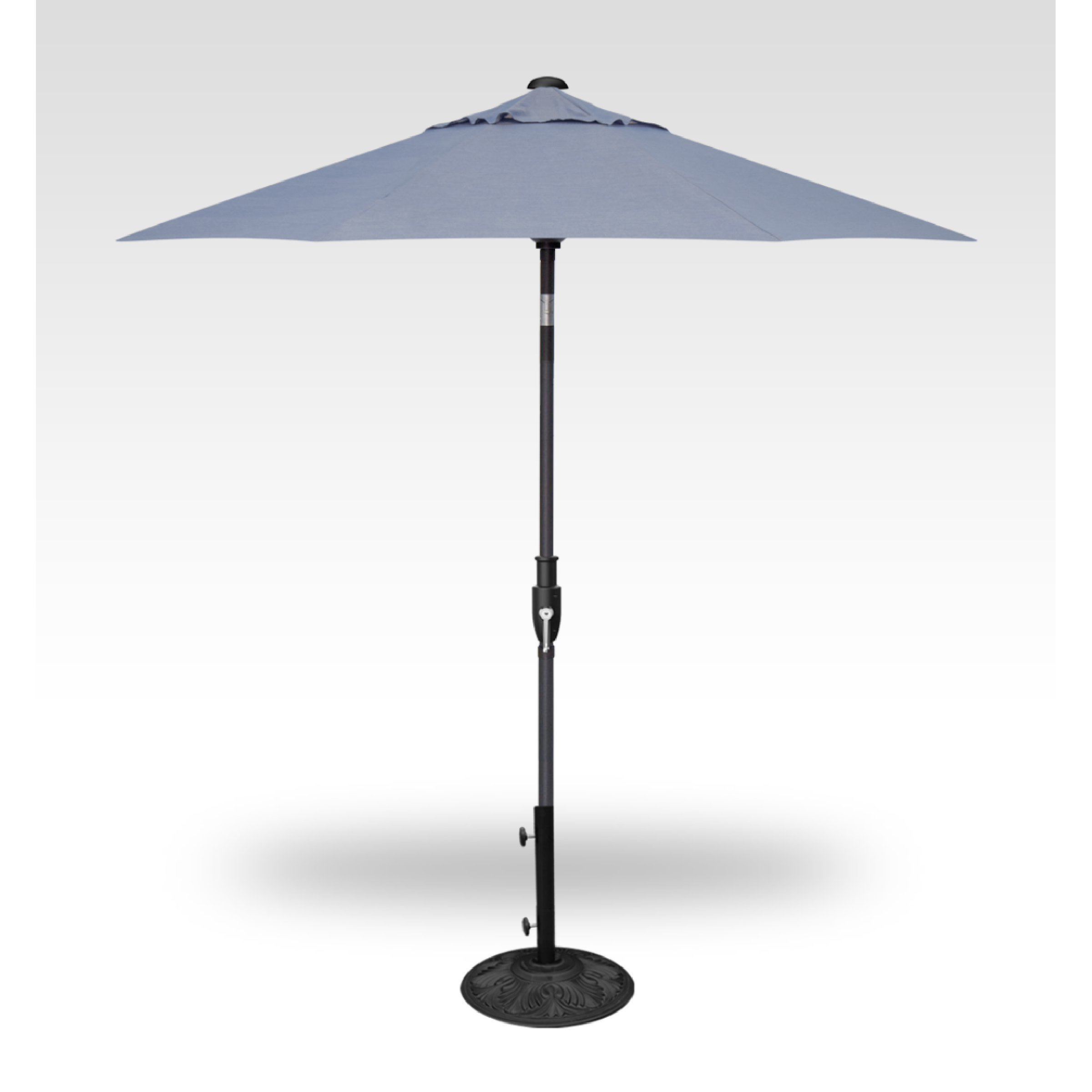 7.5' Glide Tilt Octagon Umbrella with Cast Ocean Canopy