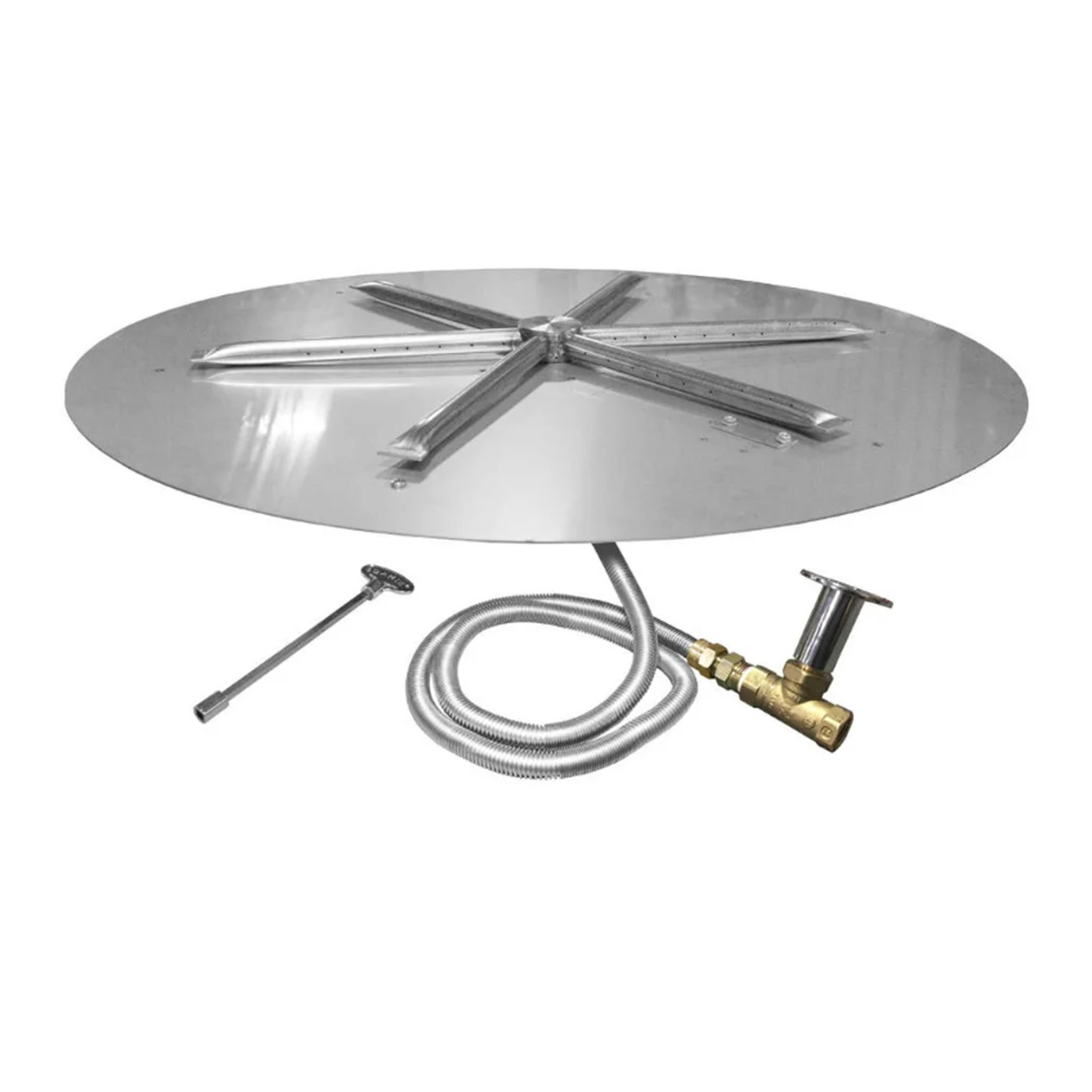 22" Burning Spur with 34" Stainless Steel Round Disc