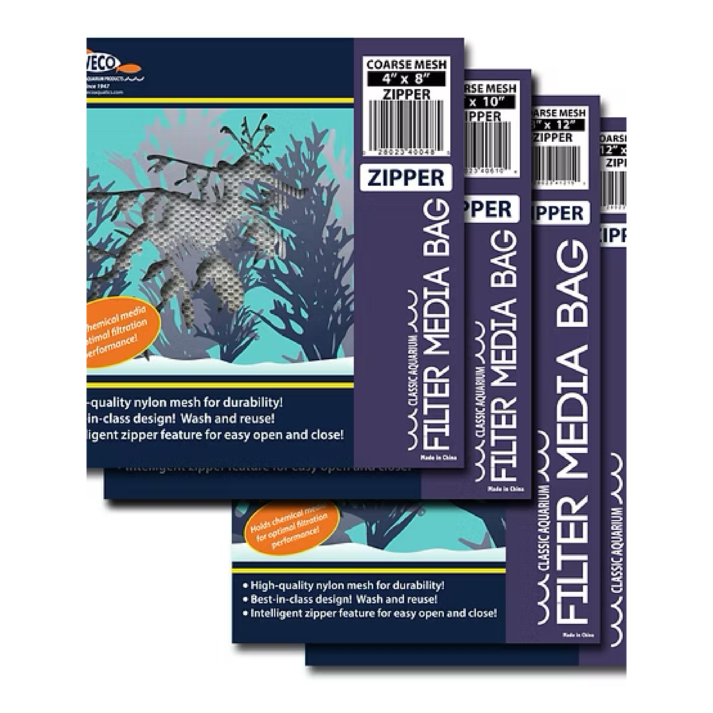 Zipper Media Bag Coarse (12" x 15")