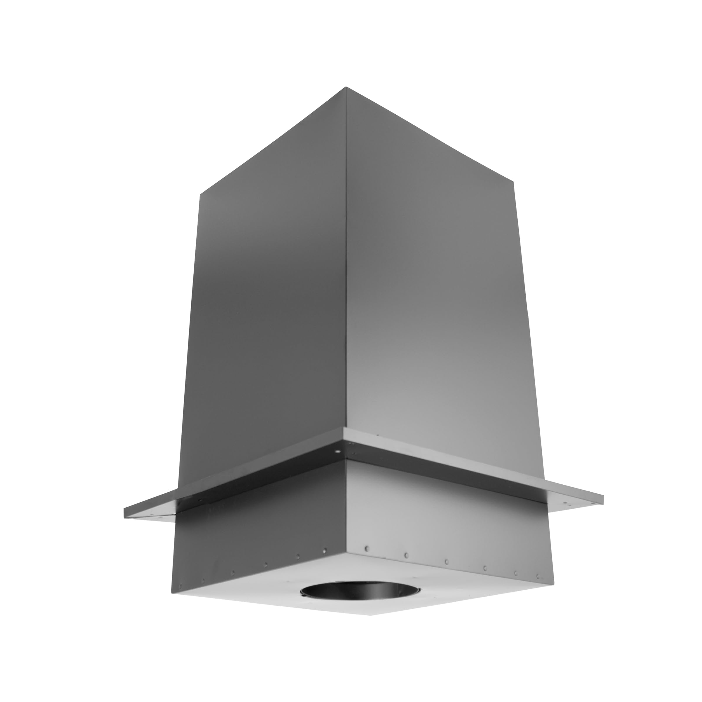 DuraPlus All-Fuel Chimney 6in. Diameter Square Ceiling Support Box, 11in. Height