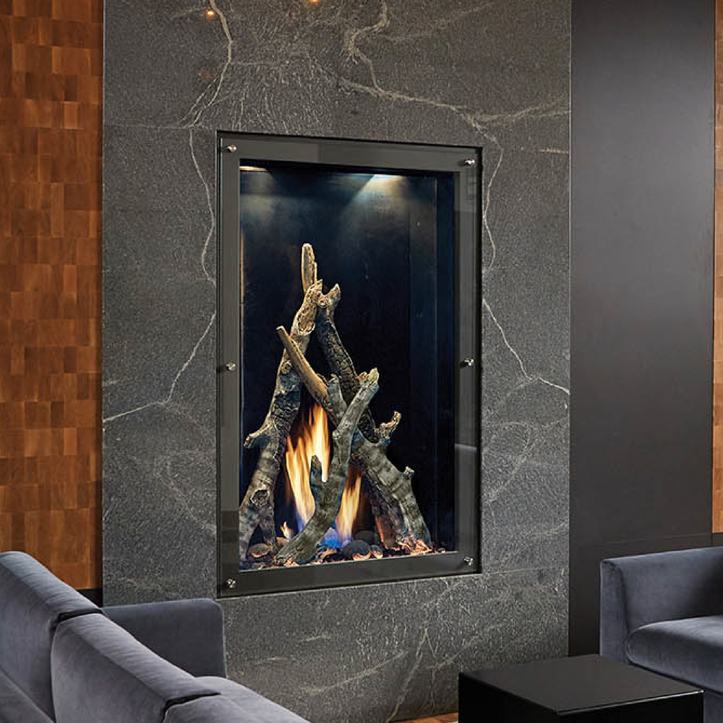 DaVinci Maestro Fireplace: Single Sided