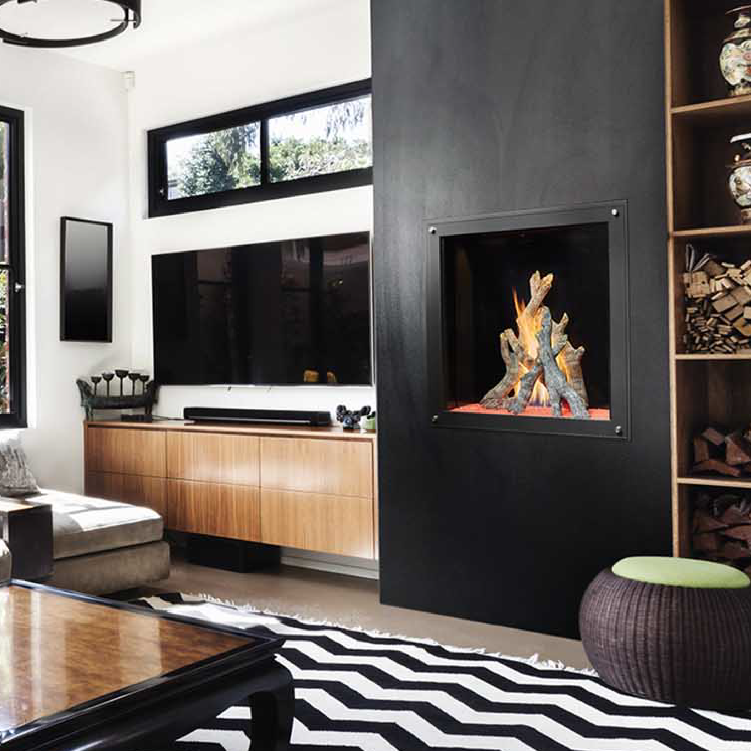 DaVinci Maestro Fireplace: Single Sided