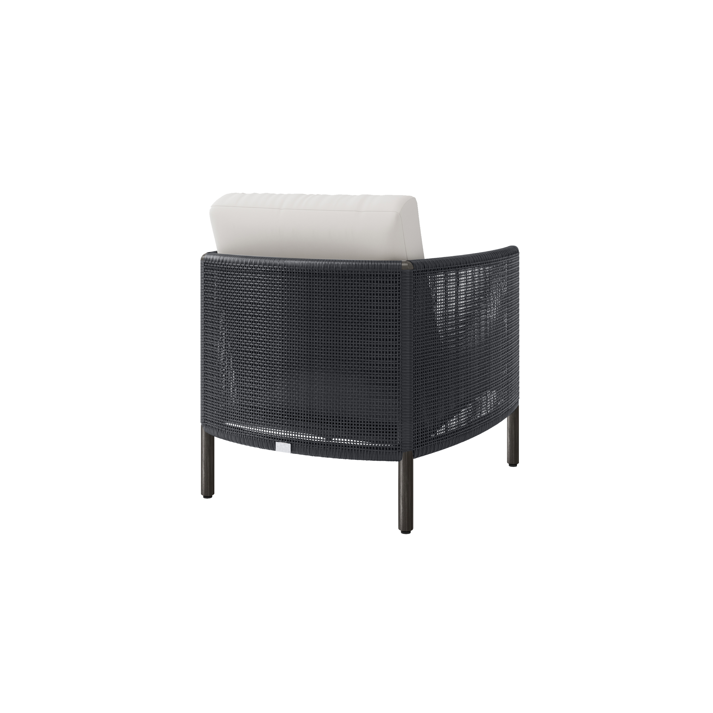 Orleans Club Chair with Coal/Smoke Frame
