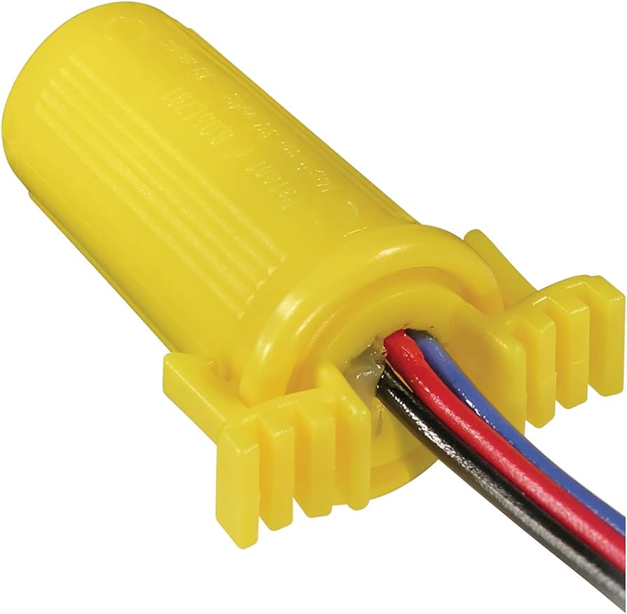 Blazing DB LV Wire Conn Yellow - small EACH