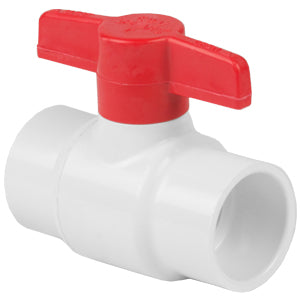 1-1/2" Plastic PVC Ball Valve with threads
