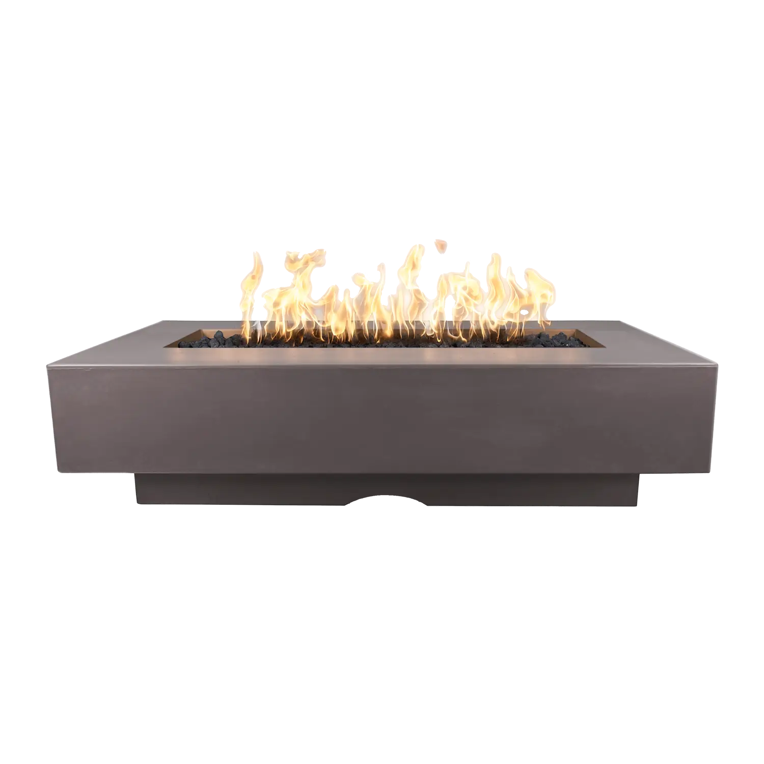 48" Del Mar Fire Pit - Concrete - Match Lit