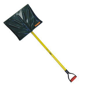 18" X 13.75" SNOW SHOVEL, 52" FIBERGLASS HANDLE