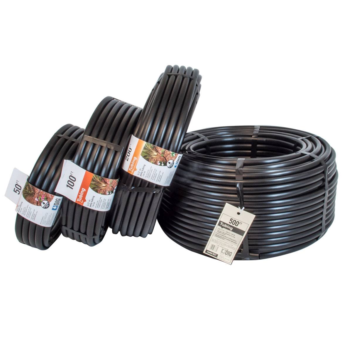 1/8” Poly Tubing (0.125” x 0.185”), 100' Coil