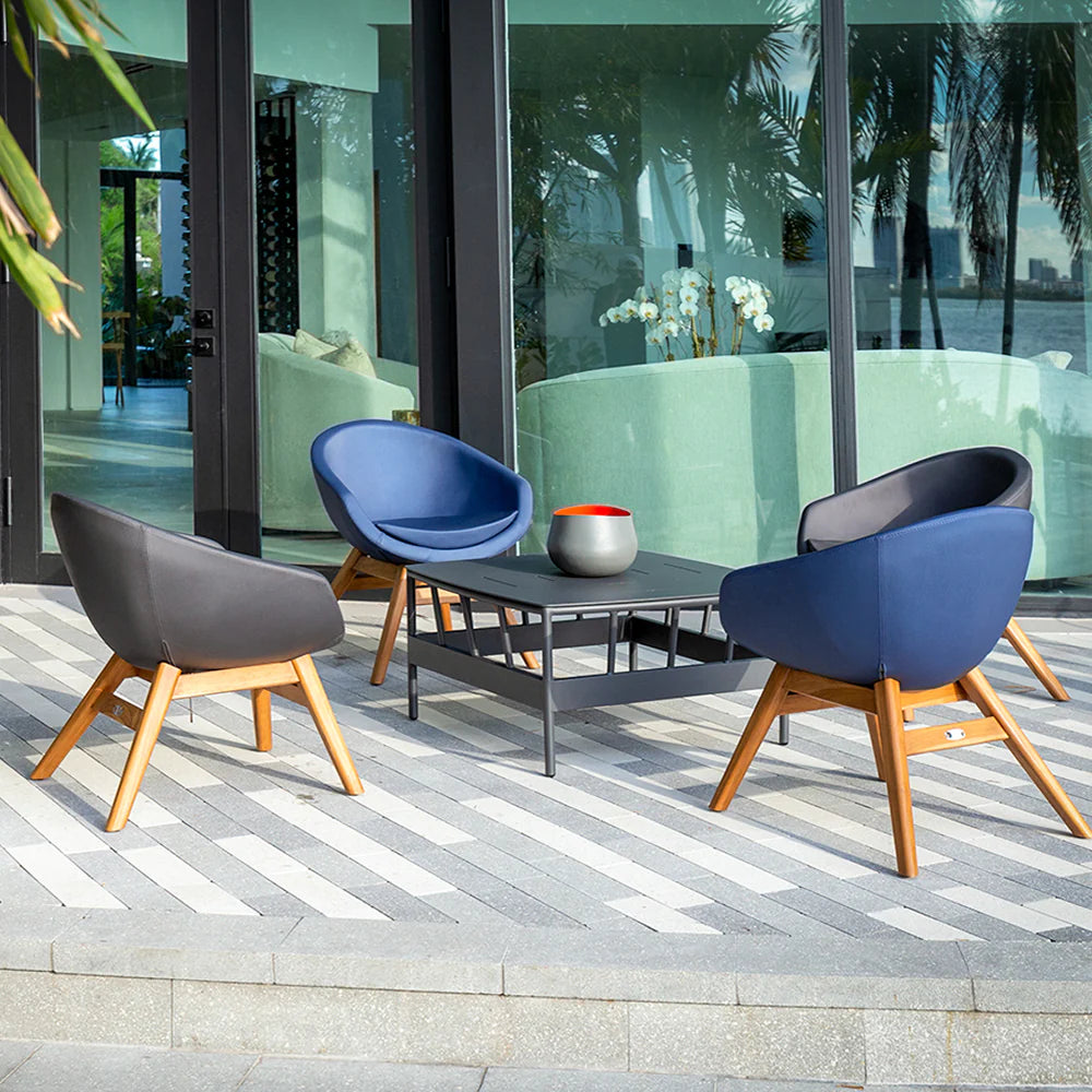 Santorini Armchair in Turquoise