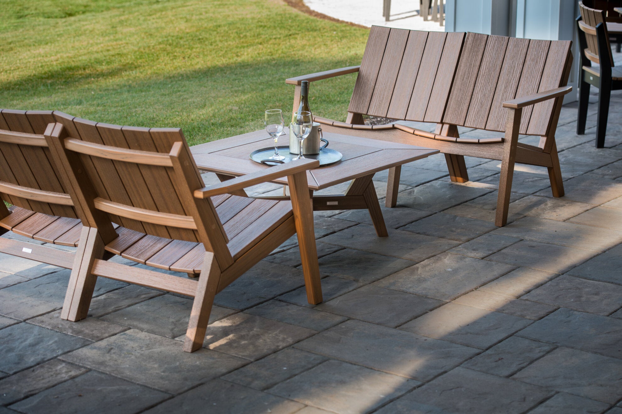 Mad Woven Rope Chat Loveseat