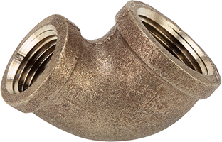 1" LEAD FREE bronze elbow, 90 degrees
