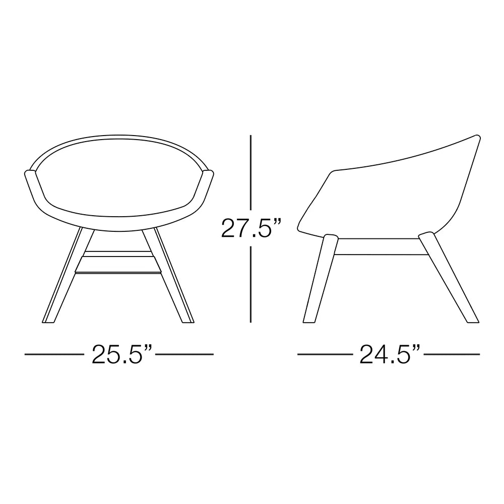 Santorini Armchair in Marquise Green