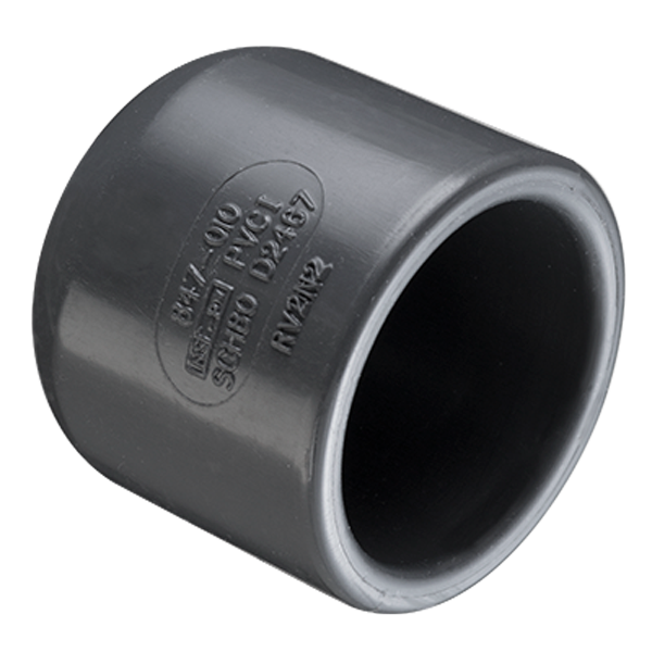 1 PVC CAP FPT SCH80