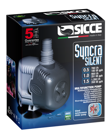 Sicce Syncra Silent Pump 1.5 - 357gph 6 Ft. Head