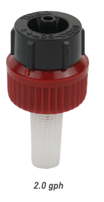 TURBO-SC®  PLUS PRESSURE-COMPENSATING EMITTER 2GPH ON 1/2 FPT THREAD