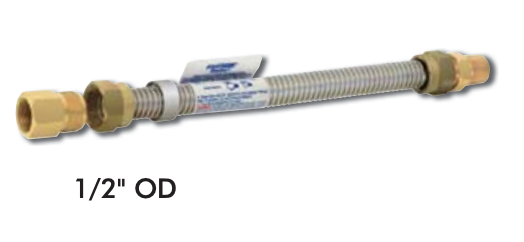 STEEL-FLEX® EZ-20 SERIES CONNECTOR 1/2" FIP x 1/2" MIP 24"