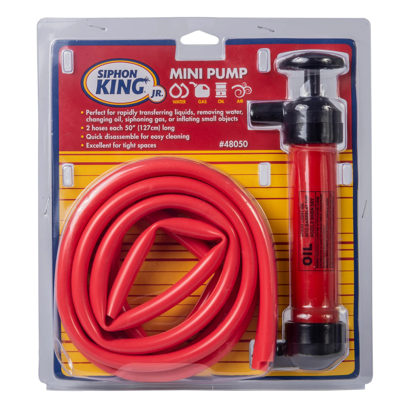 Siphon King 72" Extension/Replacement Hose